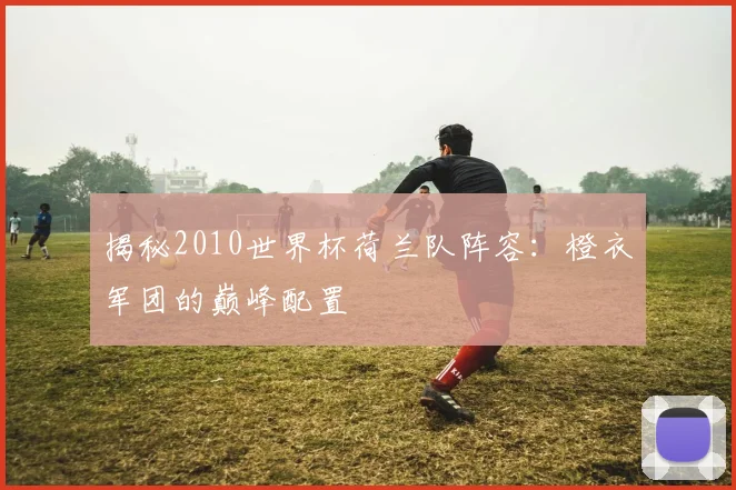 揭秘2010世界杯荷兰队阵容：橙衣军团的巅峰配置